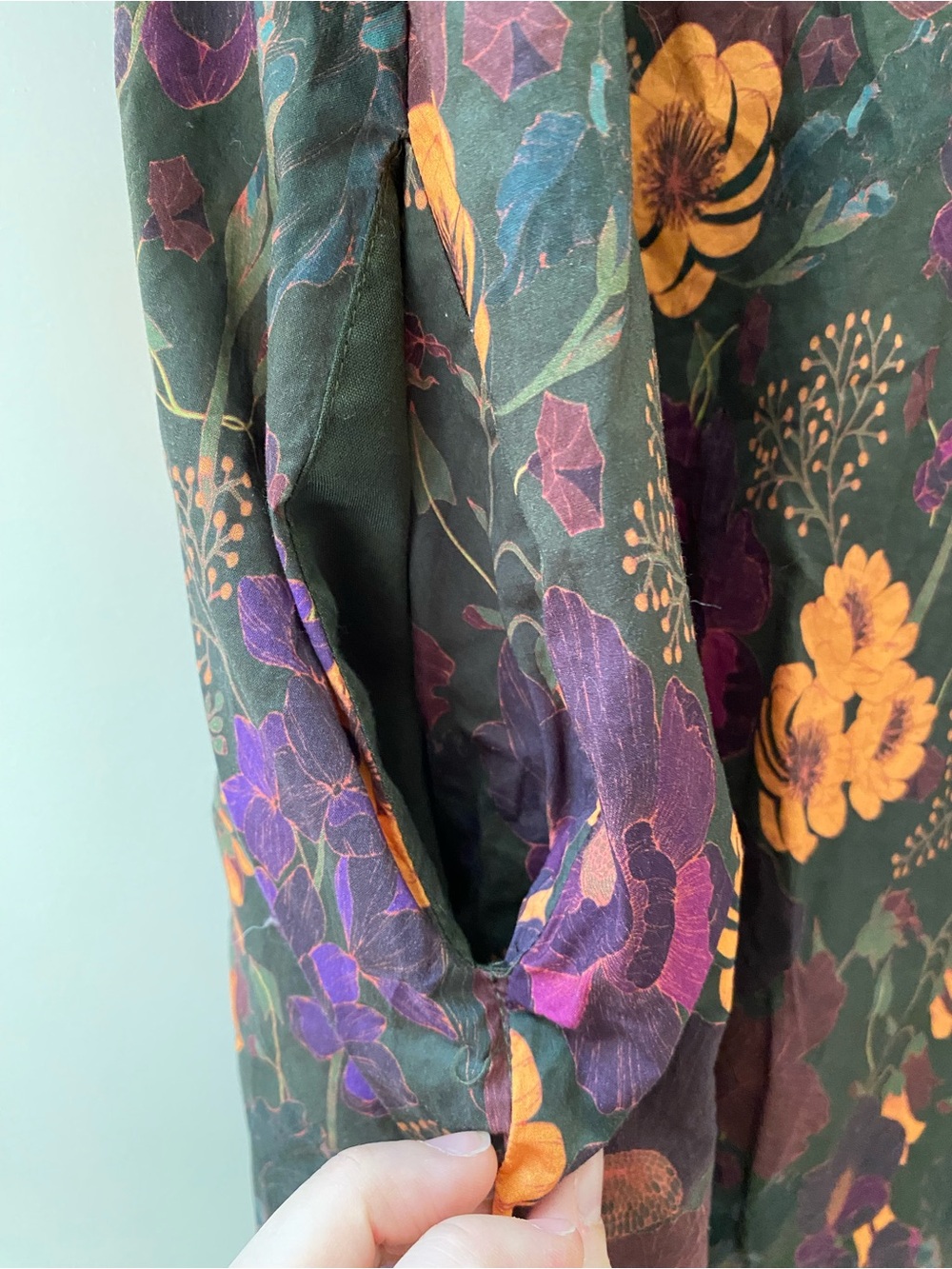 Hyacinth House Dress Spring Florals Cottagecore Spring Wedding Guest Dress Med - Picture 5 of 10